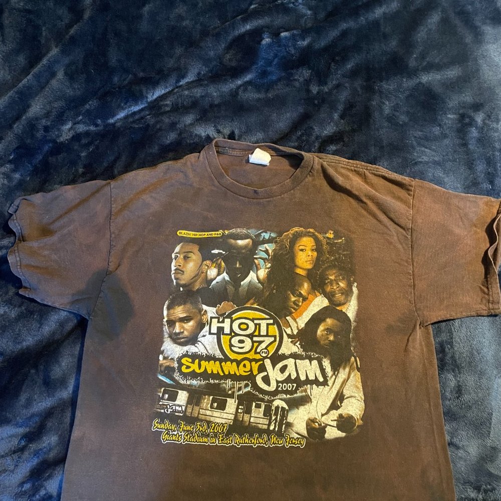 Vintage Hot 97 Summer Jam 2007 T-Shirt